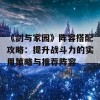 《剑与家园》阵容搭配攻略：提升战斗力的实用策略与推荐阵容