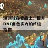 深渊放在物品上：提升DNF角色实力的终极指南