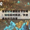 像素积木最新关卡攻略：轻松应对挑战，快速通关技巧分享