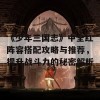 《少年三国志》中全红阵容搭配攻略与推荐，提升战斗力的秘密解析