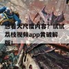 想看大尺度内容？试试荔枝视频app黄破解版！