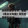 混战的黑白世界，美剧《黑白无间道》带你感受精彩对决！