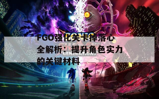 FGO强化关卡掉落心全解析：提升角色实力的关键材料