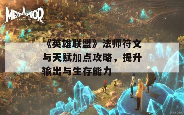 《英雄联盟》法师符文与天赋加点攻略，提升输出与生存能力