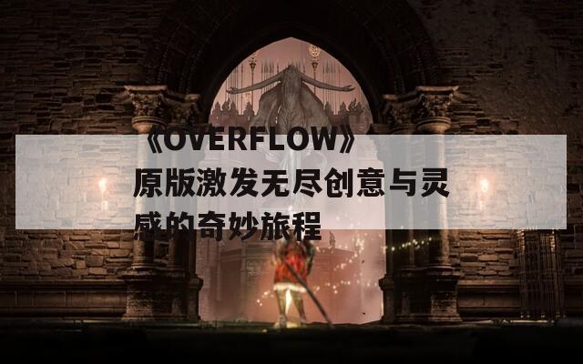 《OVERFLOW》原版激发无尽创意与灵感的奇妙旅程