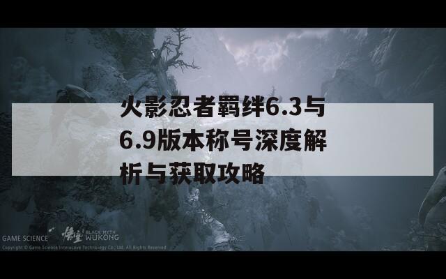 火影忍者羁绊6.3与6.9版本称号深度解析与获取攻略